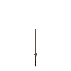 Poller für Wegeleuchte KIOSK POLE 400 Q incl. base and ground spike, zylindrisch, bronze