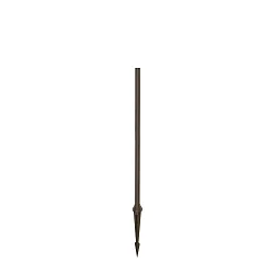 Poller für Wegeleuchte KIOSK POLE 600 Q incl. base and ground spike, zylindrisch, bronze