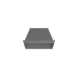 Zubehör für Deckenleuchte BOX 1.0 - Einzel-Innenreflektor, Dunkelgrau