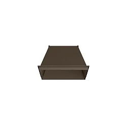 Zubehör für Deckenleuchte BOX 1.0 - Einzel-Innenreflektor, Bronze
