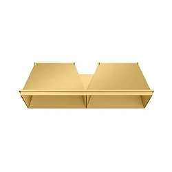 Zubehör für LED Deckenleuchte BOX 2.0 - Doppel-Innenreflektor, Gold
