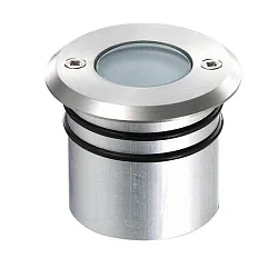 Outdoor LED Einbau-Spot, IP67 IK07, rund, Ø 3.5cm, 350mA (exkl. BG), befahrbar, Edelstahl, mit Diffusor, bündig, 2W 3000K
