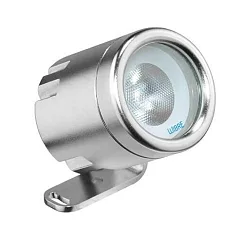 LED Aufbau-Scheinwerfer / Unterwasserleuchte, 20° Medium Spot, 1 POW-LED, 5W, IP68/IP69, Edelstahl, 6000K, 675lm