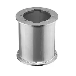 Einbaugehäuse für Schwimmbad-Scheinwerfer, Einbau-Ø 8cm, Edelstahl