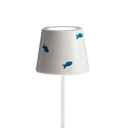 lamp shade POLDINA, blue