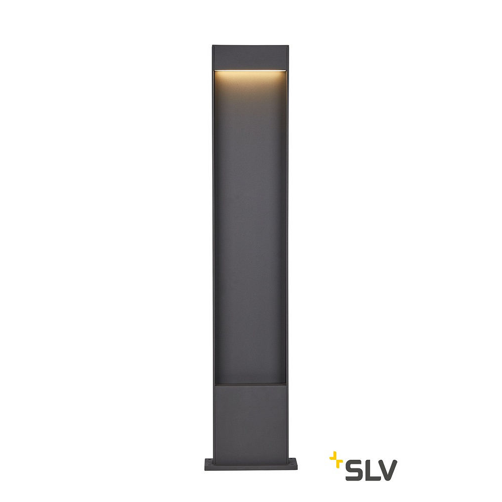 Combo LED Stehleuchte 45cm Höhe Ø9 cm schwarz 7W 3000K warmweiß IP54 Lampe NEU 