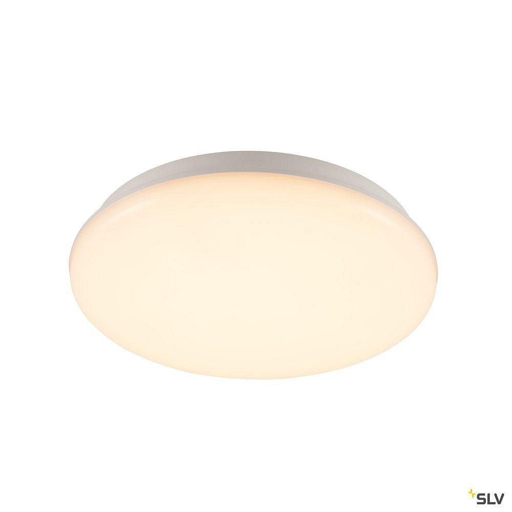 SLV Wall / Ceiling luminaire SIMA, round, dimmable, 3000K, 2150lm, IP44, white