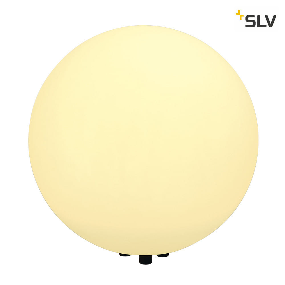 SLV Outdoor luminaire ROTOBALL Ball luminaire, white, E27, with switch, IP44, Ø 50 cm