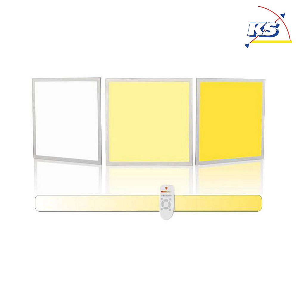 HWH Blulaxa LED Panel CCT 36W for Workstations, UGR<19, 62 x 62cm, 3000-6000K, without driver / remote
