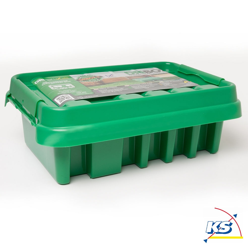 DRiBOX DRiBOX Kabelschutzbox / Verteilerbox Outdoor - IP55 - 28,5 x 15 x 11 cm, grün