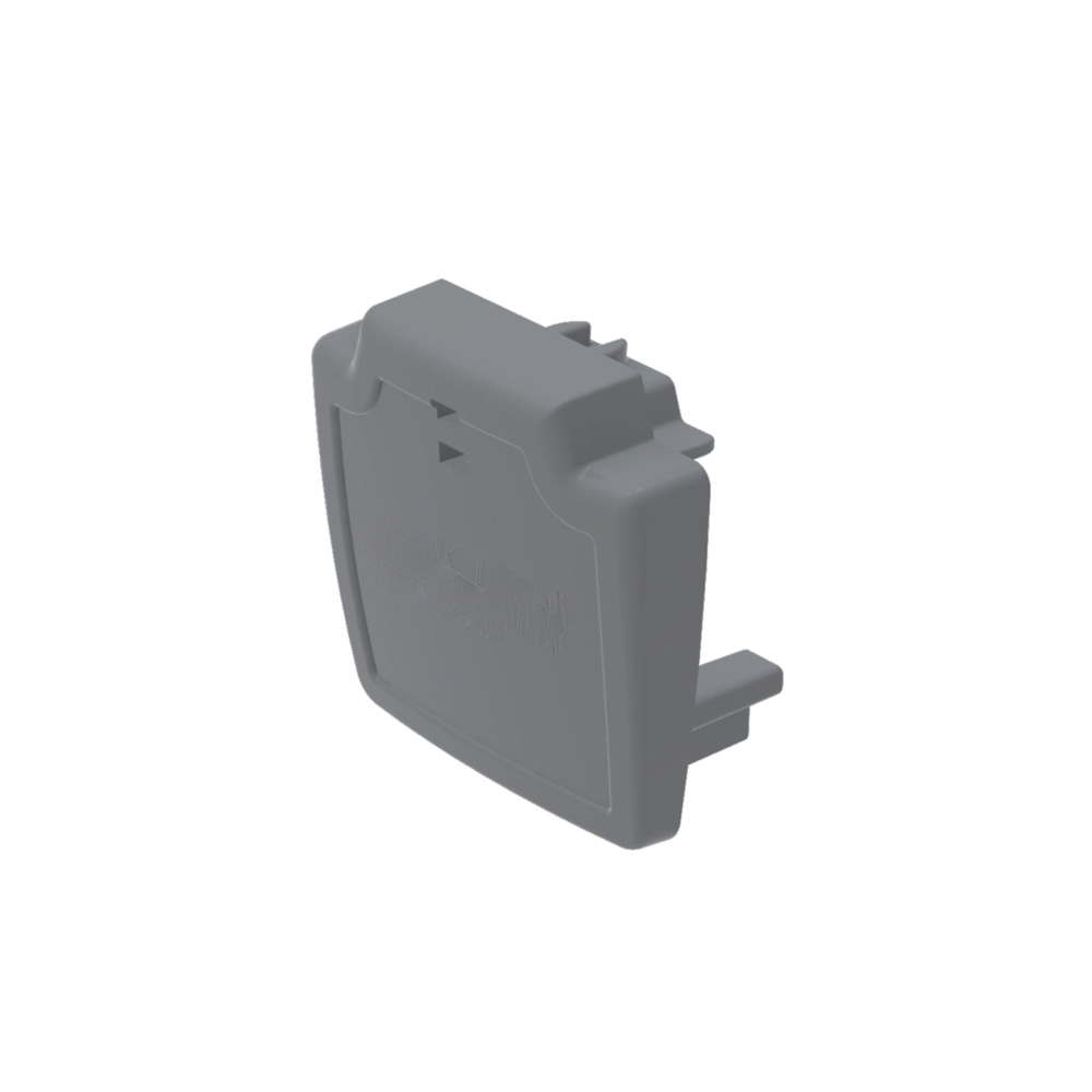 3-Phase track End cap, grey - Frisch-Licht