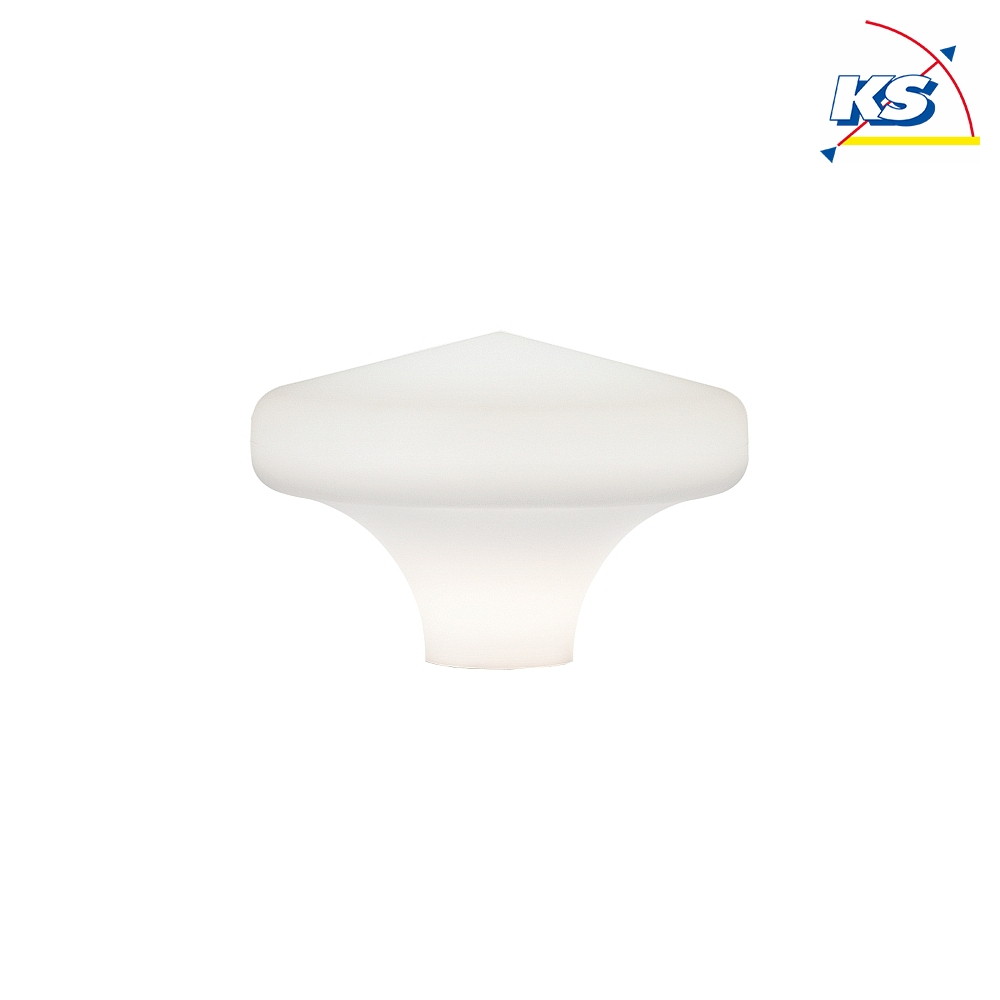 Ideal Lux Cover 3 for CLIO outdoor luminaires, BUD, plastic, matt white