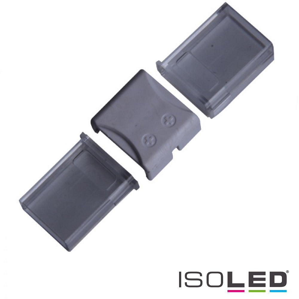 ISOLED Clip-Verbinder (max. 5A) für 2-pol. IP68 Flexstripes mit 1.2cm Breite und Pitch-Abstand >0.8cm