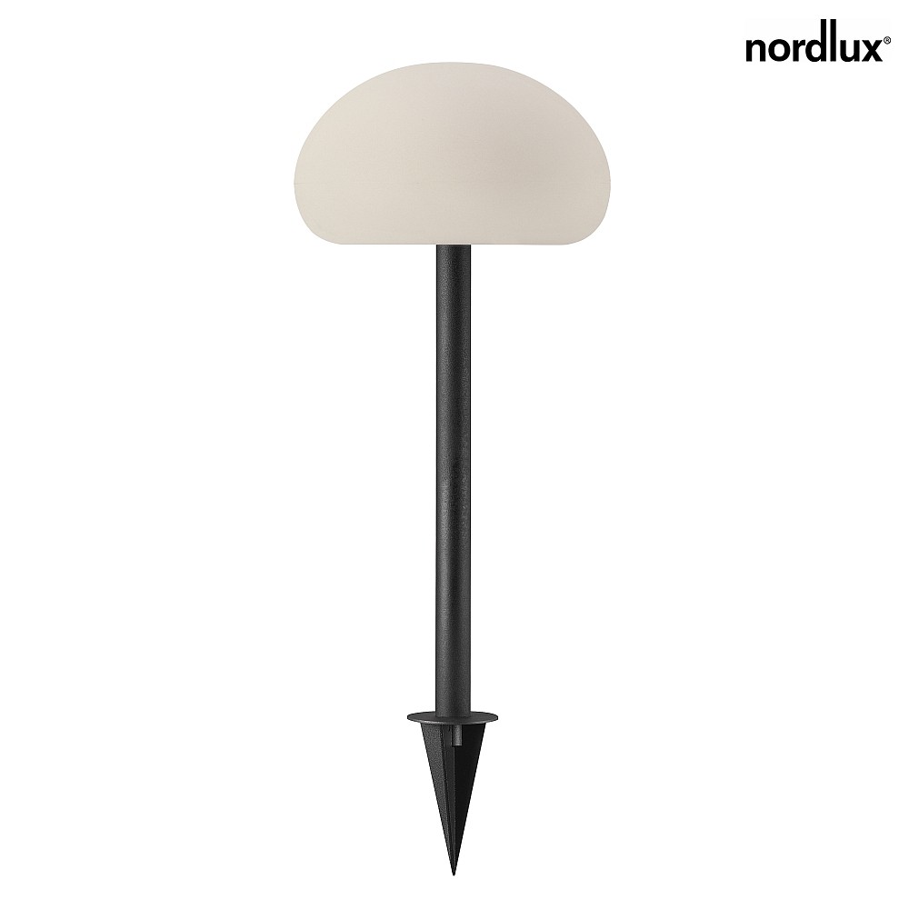 Nordlux Mobile Outdoor LED Akku-Spießleuchte SPONGE 20, IP65, 4.8W 2700K 300lm, dimmbar, schwarz/weiß
