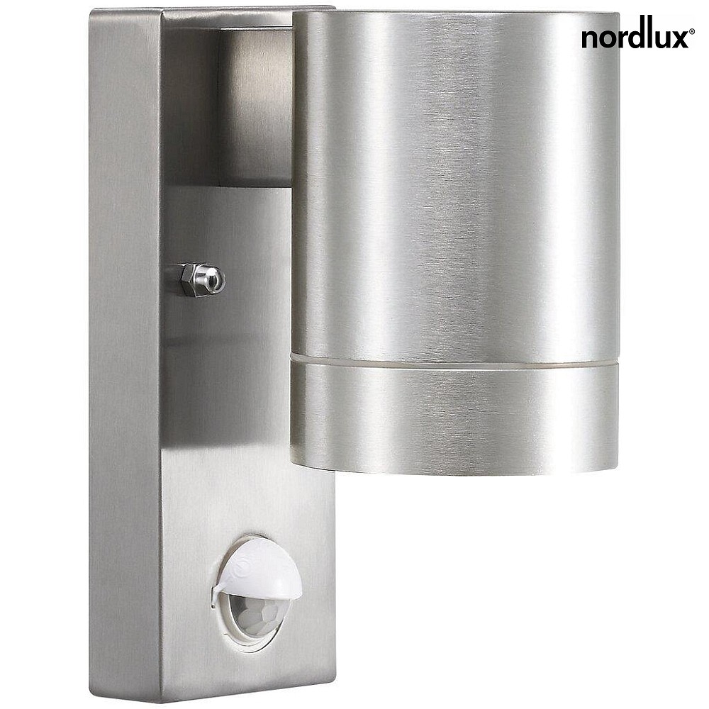 Nordlux Outdoor Wall luminaire TIN MAXI, with sensor, GU10, IP54, aluminum
