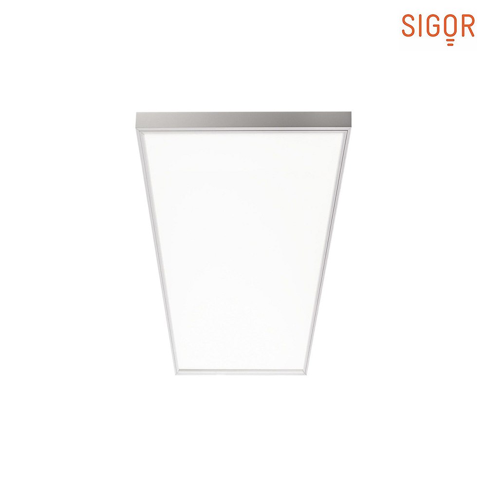 SIGOR LED Panel FLED für Industrie und Handwerk, 230V, 30 x 120 x 2.7cm, UGR<22, 40W 4000K 4000lm 120°, Weiß