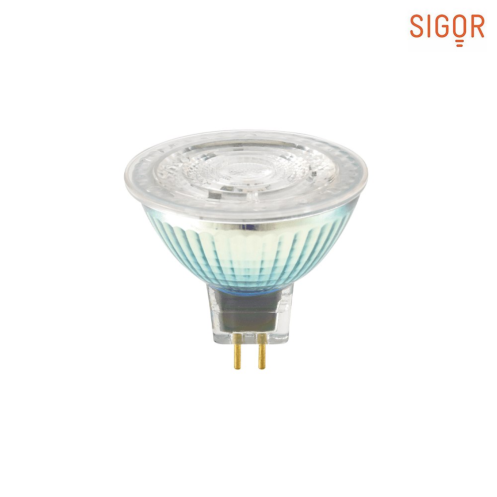 SIGOR LED Leuchtmittel GENIUS 97, 6,5W, GU5,3, 370lm, 2700K, 36°, dimmbar