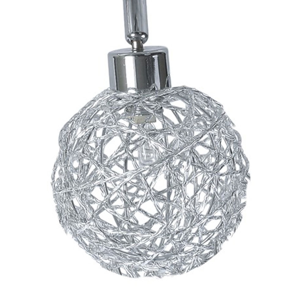Amara LED 3-flammige Deckenleuchte – Spot-Spirale In Titan/Chrom, 3 X 2,5W, Ø 25 Cm Für Modernes Wohnen