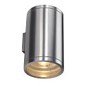 SLV Outdoor Luminaire ROX WALL OUT UP/DOWN, QPAR11, IP44, 2x GU10 max. 50W, alu brushed