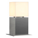 SLV Outdoor Stehleuchte SQUARE POLE 30, H�he 30cm, IP44, E27 max. 20W, Edelstahl 304