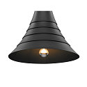 SLV Pendant luminaire BATO 45 PD, � 45cm, E27, black