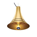 SLV Pendant luminaire BATO 35 PD, � 35cm, E27, brushed brass