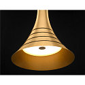 SLV Premium LED Pendant luminaire BATO 45 PD, � 45cm, 30W 2500K 1900lm 100�, TRIAC dimmable, brushed brass