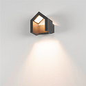 SLV LED Outdoor Wandleuchte RASCALI WL, 8W 3000K 330lm, IP54, Anthrazit