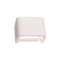 MANA Leuchtenschirm, Gips, wei�, Breite 13,6cm