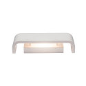 SLV MANA Leuchtenschirm, Gips, wei�, Breite 30,9cm