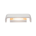 SLV MANA Leuchtenschirm, Gips, wei�, Breite 30,9cm