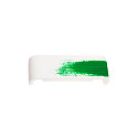 SLV MANA Leuchtenschirm, Gips, wei�, Breite 30,9cm