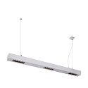 Premium LED Pendant luminaire Q-LINE PD, 100cm, for BAP, 45W, TRIAC dimmable, silver, 4000K 2300 lm