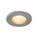 Outdoor Einbau-Downlight DOLIX OUT, IP65 IK02, rund, � 8.2cm / DA 68mm, GU10 QPAR51 max. 50W, Aluminium, rund, Chrom matt