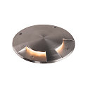 SLV Abdeckung f�r Bodenleuchte BIG PLOT, mit 2 Licht-Ausl�ssen, Edelstahl 316