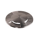 Abdeckung f�r Bodenleuchte BIG PLOT, mit 4 Licht-Ausl�ssen, Edelstahl 316