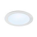 SLV LED Recessed luminaire AKALO D83 DL, 9W 3000/4200/5700K 800-880lm 90�, white