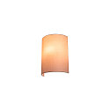 FENDA Wall luminaire textile shade, half, � 23cm, beige