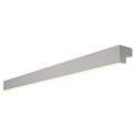 LED Wandleuchte / Spiegelleuchte L-LINE 120, IP44, 19W 3000K 1650lm 120�, silber eloxiert