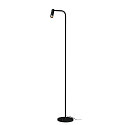 SLV Premium-LED Stehleuchte KARPO FL, drehbar, schwenkbar, CRi >90, Touch-Dimmer (3-stufig), 6.2W 3000K 360lm 40�, schwarz