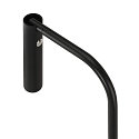 SLV Premium-LED Stehleuchte KARPO FL, drehbar, schwenkbar, CRi >90, Touch-Dimmer (3-stufig), 6.2W 3000K 360lm 40�, schwarz