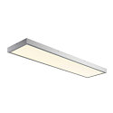 SLV LED Deckenleuchte PANEL f�r BAP, 120 x 30cm, UGR , 45W 4000K 3400lm 90�, silbergrau