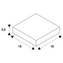 EUTRAC L-Verbinder f�r 3-Phasen HV-Schiene, Erde innen
