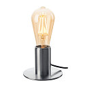 SLV Tischleuchte FITU TL, E27 max. 10W, Alu geb�rstet