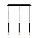 FITU Canopy for FITU PD Pendant luminaires, TRIPPLE, LANG, max. 16A, black