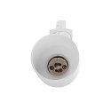 SLV Strahler PURI TRACK SPOT f�r 1-Phasen-HV-Schiene, GU10 QPAR51, Glas / Alu, Wei�