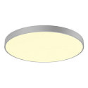 SLV LED Wall-/Ceiling luminaire MEDO 90 CL CORONA, 78W, 105�, 3000/4000K, 10100/125lm, TRIAC, gray