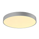 SLV LED Decken-/Pendelleuchte MEDO 60 CW AMBIENT, 40W 3000/4000K 4870lm 105�, DALI dimmbar, Silbergrau