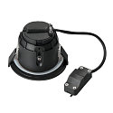 Outdoor Ceiling recessed luminaire VARU QPAR51 DL, GU10, Mounting � 7.5cm, IP20/65, black