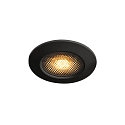 Outdoor Ceiling recessed luminaire VARU QPAR51 DL, GU10, Mounting � 7.5cm, IP20/65, black